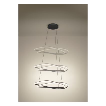 Eglo - dæmpbar LED-pendel med wire LED/60 W/230 V 2200–6500 K grå + fjernbetjening