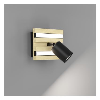 Eglo - LED vægspot 1xLED/2,2W/230V + 2xLED/1,2W + 2xLED/2W beige/sort