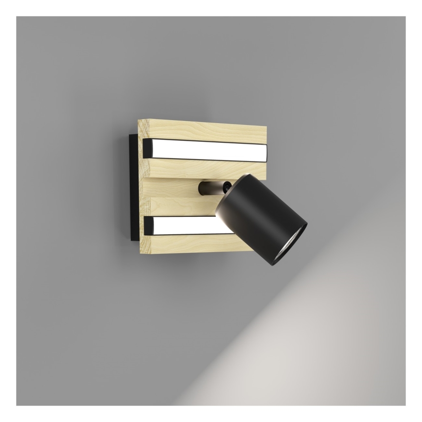 Eglo - LED vægspot 1xLED/2,2W/230V + 2xLED/1,2W + 2xLED/2W beige/sort