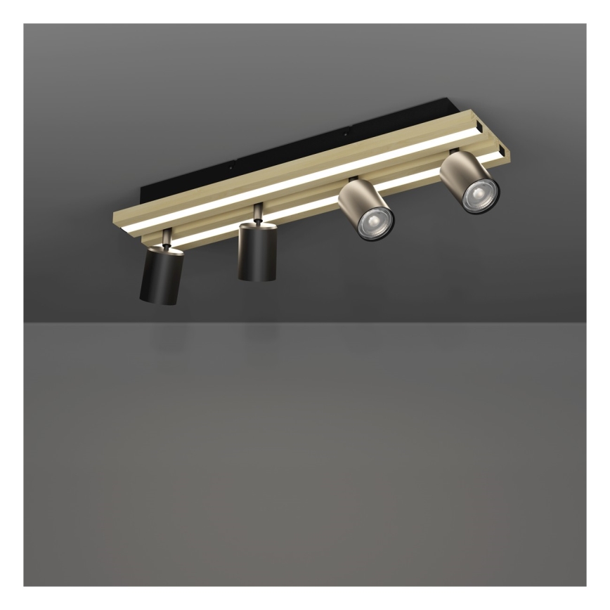 Eglo - LED spotlampe 4xLED/2,2W/230V + 2xLED/1,2W + 2xLED/2W beige/sort