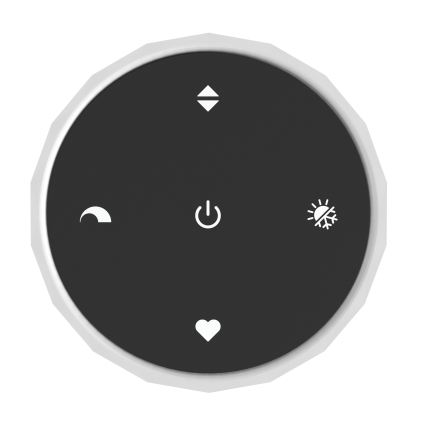 Eglo - LED dæmpbar loftlampe LED/40W/230V 2200-6500K Ø 83 cm hvid + fjernbetjening