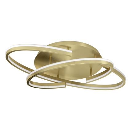 Eglo - LED-dæmpbar loftlampe LED/40W/230V 2200-6500K guldfarvet + fjernbetjening