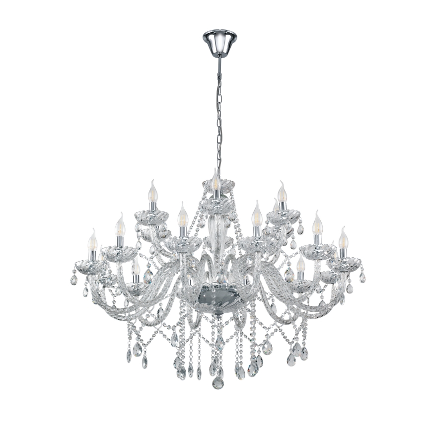 Eglo 39103 - Lysekrone BASILANO 1 18xE14/40W/230V
