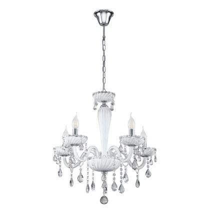 Eglo 39113- Lysekrone CARPENTO 5xE14/40W/230V