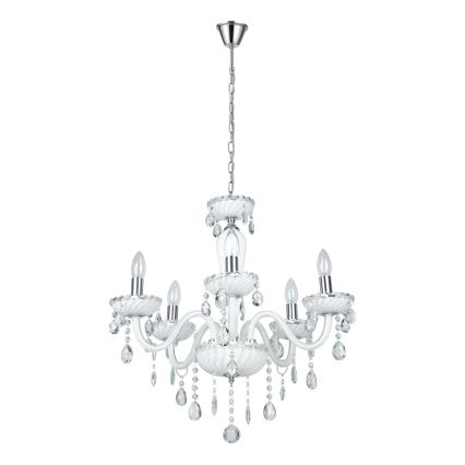 Eglo 39113- Lysekrone CARPENTO 5xE14/40W/230V