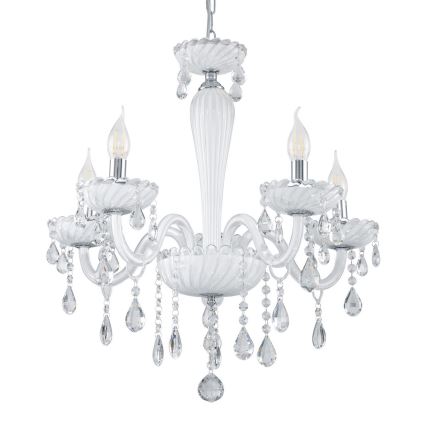 Eglo 39113- Lysekrone CARPENTO 5xE14/40W/230V