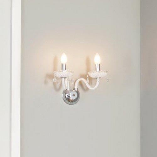 Eglo 39116 - Væglampe CARPENTO 2xE14/40W/230V