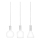 Eglo 39141 - Pendel PASCOA 3xE27/60W
