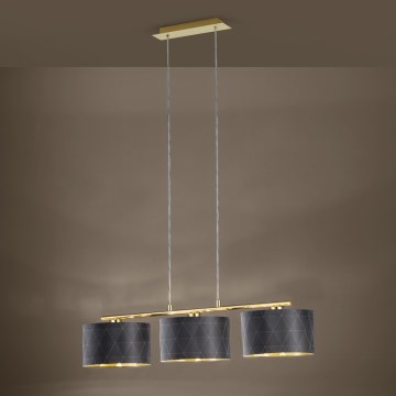 Eglo 39225 - Pendel med kabelophæng DOLORITA 3xE27/60W/230V