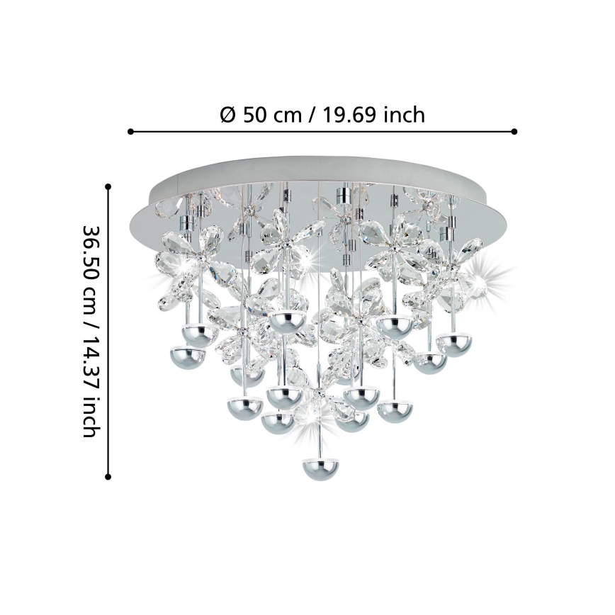 Eglo - Dæmpbar LED-loftlampe 27W/230V