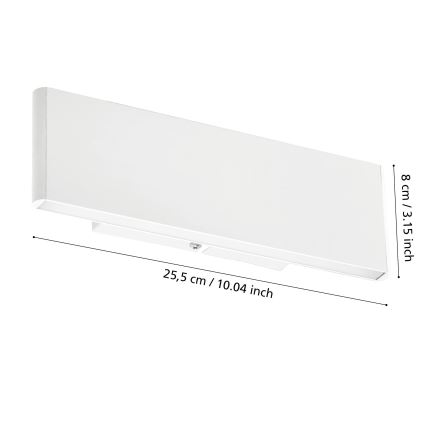 Eglo - LED væglampe 2xLED/5,4W/230V