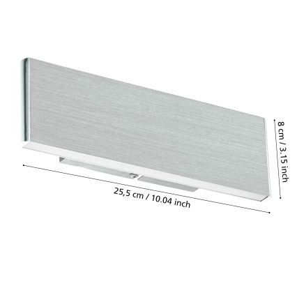Eglo - LED væglampe 2xLED/5,4W/230V