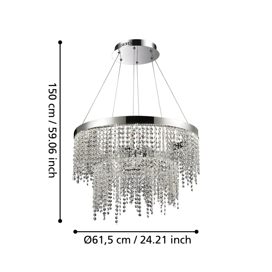 Eglo - LED pendel dæmpbar LED/45W/230V
