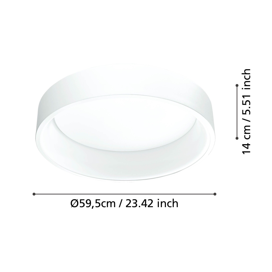 Eglo - LED loftlampe dæmpbar 1 LED/35,2W/230V