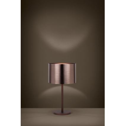 Eglo - Bordlampe 1xE27/60W/230V kobber