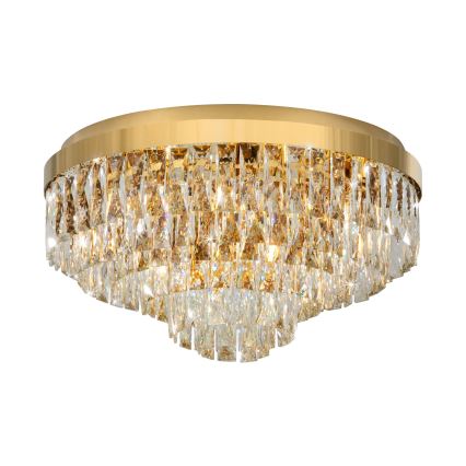 Eglo - Loftlampe 11xE14/40W/230V gylden