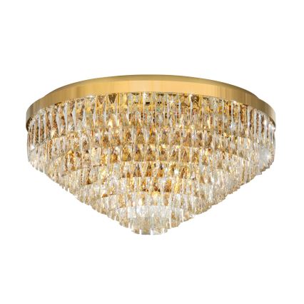 Eglo - Loftlampe 16xE14/40W/230V gylden