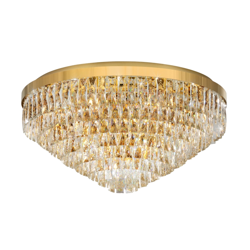 Eglo - Loftlampe 16xE14/40W/230V gylden