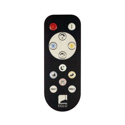 Eglo - LED lysdæmper loftslampe LED/27W/230V + Fjernbetjening