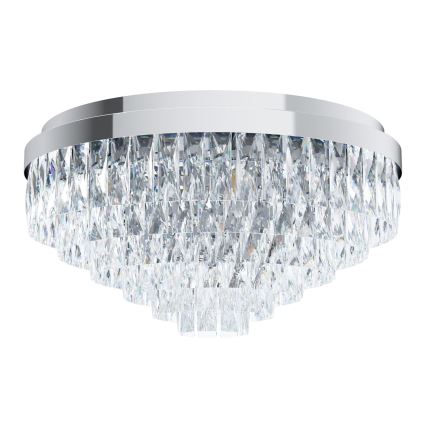 Eglo - Loftlampe 11xE14/40W/230V skinnende krom