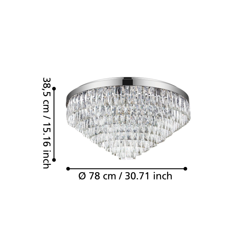 Eglo - Loftlampe 16xE14/40W/230V