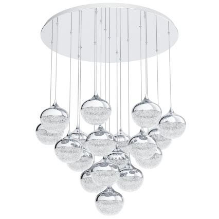 Eglo - LED lysekrone dæmpbar 18xLED/3,1W/230V