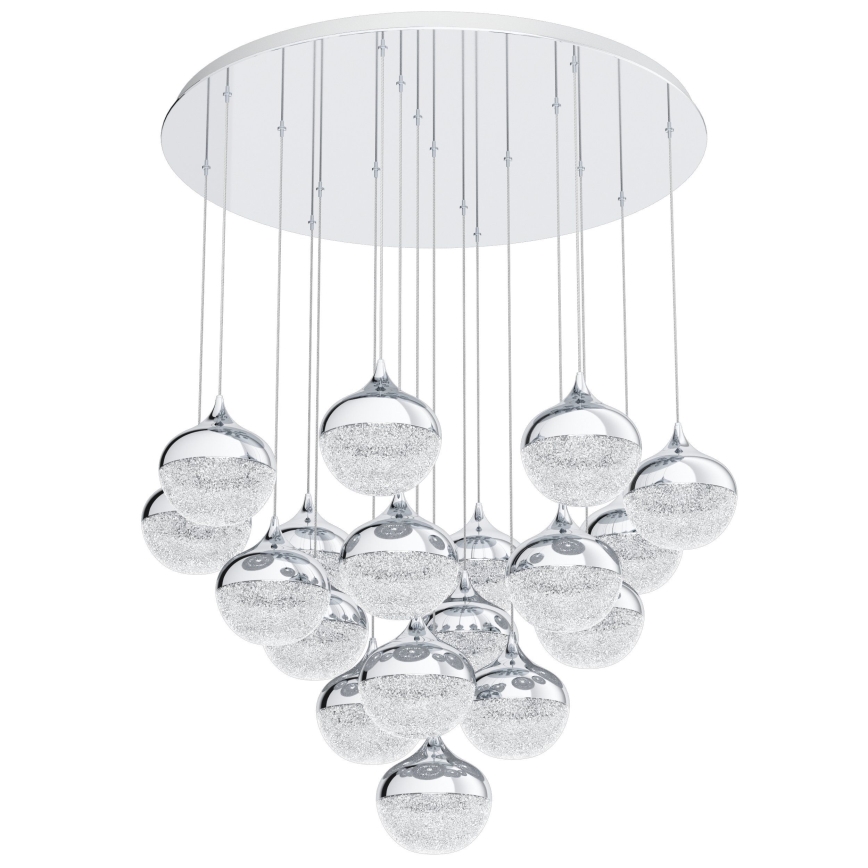 Eglo - LED lysekrone dæmpbar 18xLED/3,1W/230V