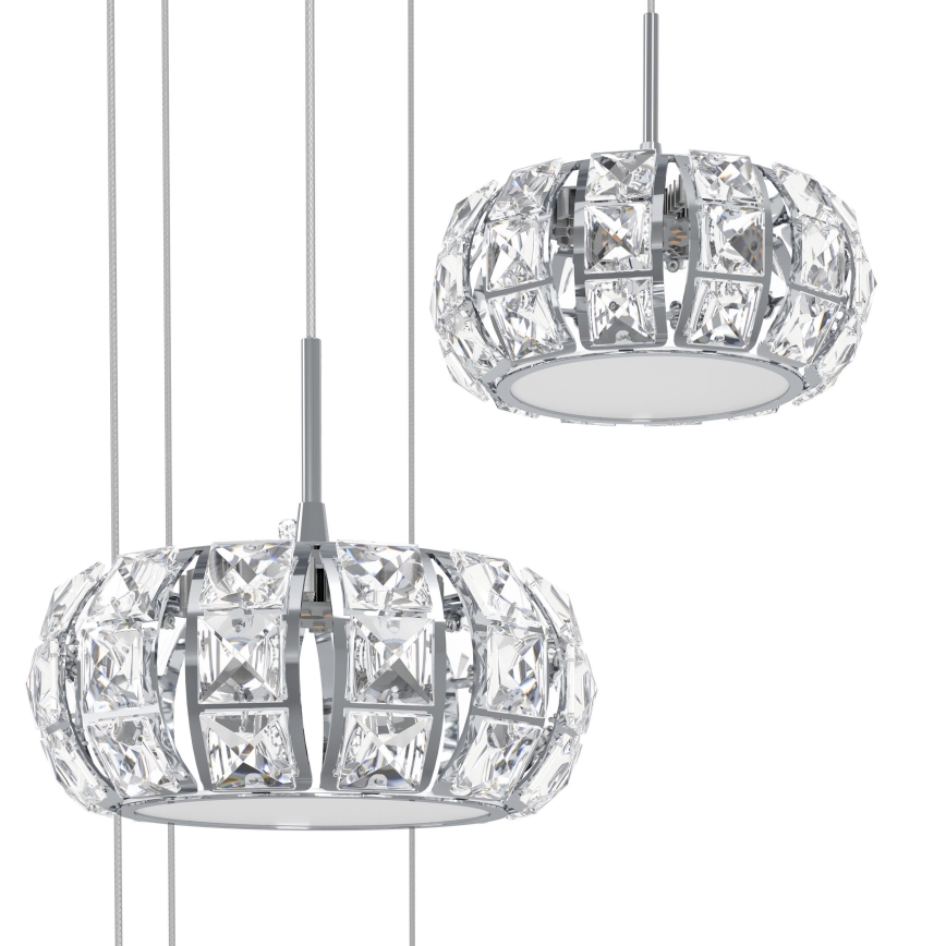 Eglo - LED lysekrone dæmpbar 17xLED/4,5W/230V