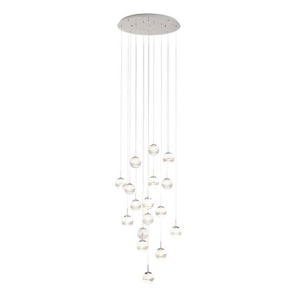 Eglo - LED lysekrone dæmpbar 17xLED/5W/230V