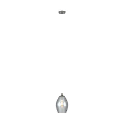 Eglo - Pendel 1xE27/60W/230V røget