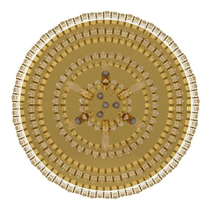 Eglo - Loftlampe 10xE14/25W/230V diam. 78 cm