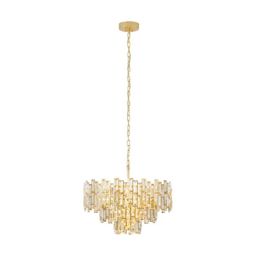Eglo - Lysekrone i kæde 10xE14/25W/230V diam. 63 cm