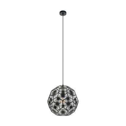 Eglo - Pendel 1xE27/60W/230V diameter 41 cm sort