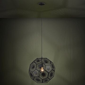 Eglo 39619 - Pendel 1xE27/60W/230V diameter 50 cm sort