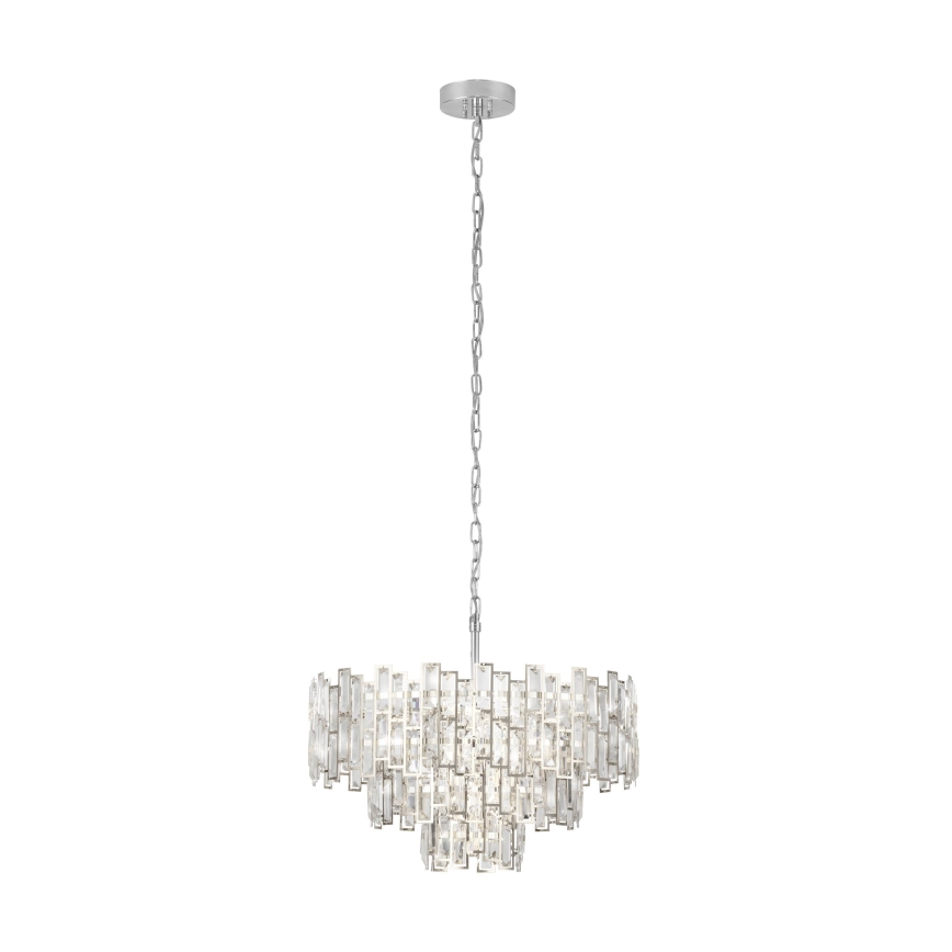 Eglo - Lysekrone i kæde 10xE14/25W/230V diam. 63 cm