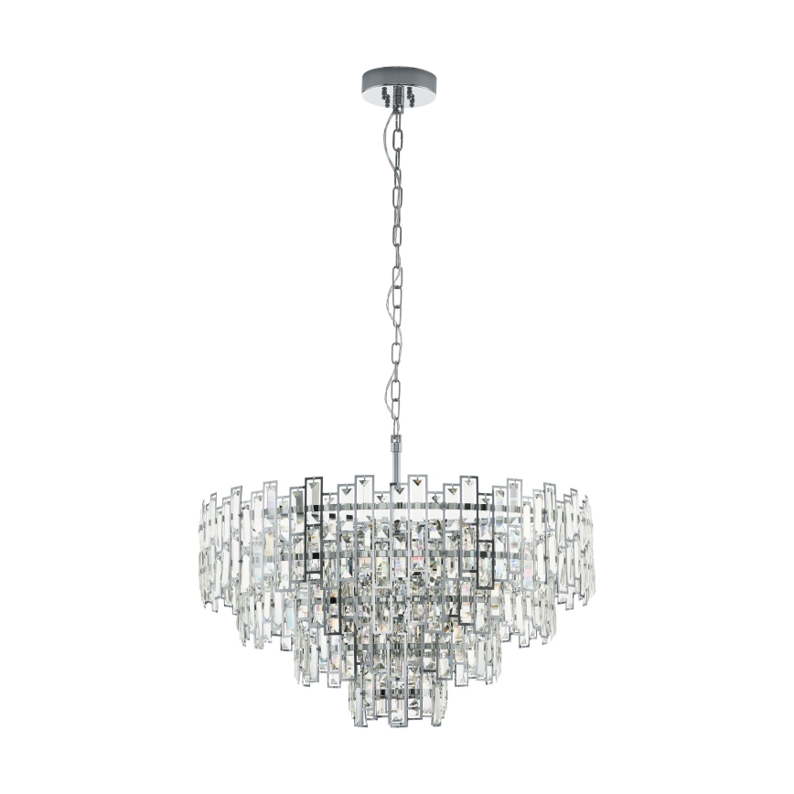 Eglo - Lysekrone i kæde 10xE14/25W/230V diam. 78 cm