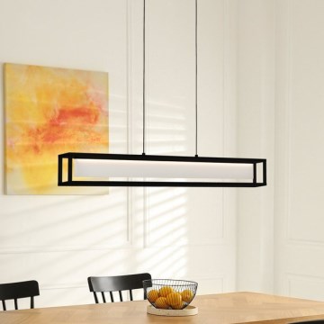 Eglo 39629 - LED dæmpbar pendel på kabel GUALAJO LED/27W/230V sort