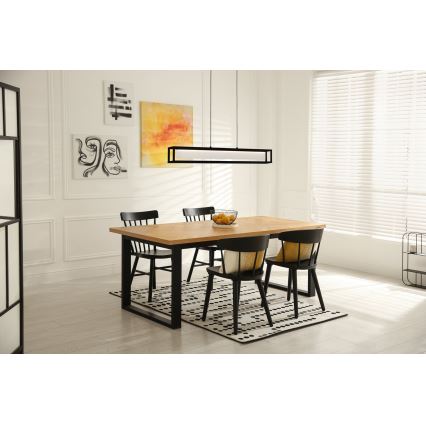 Eglo 39629 - LED dæmpbar pendel på kabel GUALAJO LED/27W/230V sort