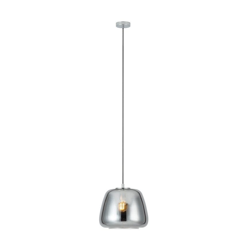 Eglo - Pendel 1xE27/40W/230V diameter 35 cm grå