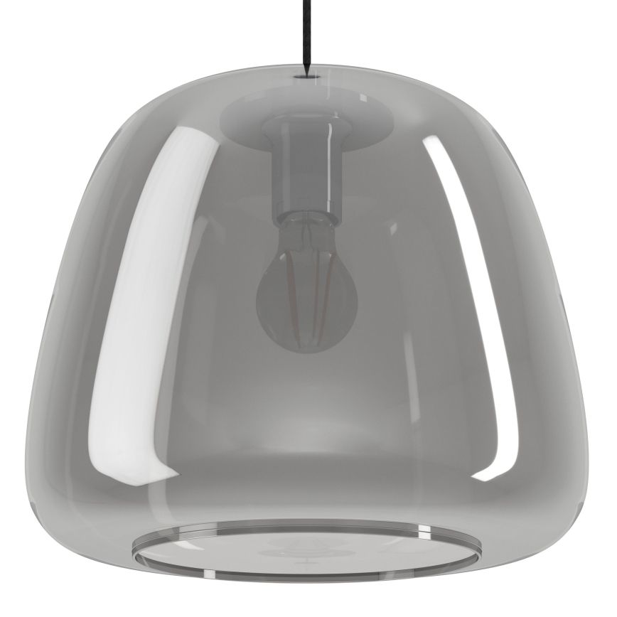 Eglo - Pendel 1xE27/40W/230V diameter 35 cm grå