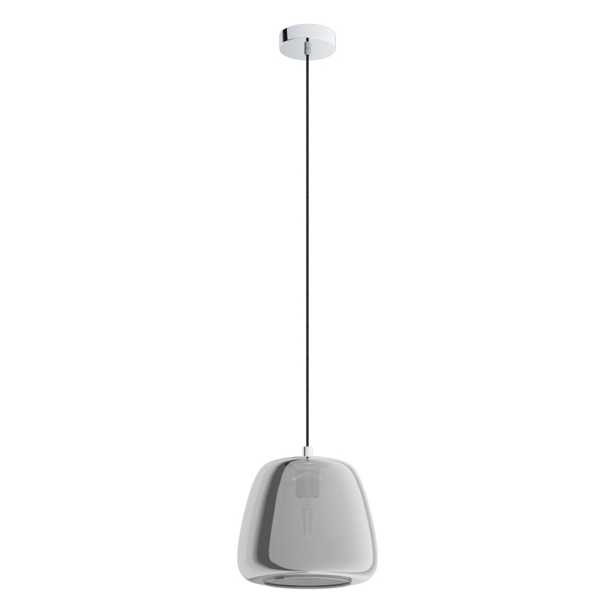 Eglo - Pendel 1xE27/40W/230V diameter 26 cm røget