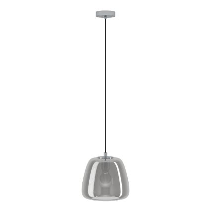 Eglo - Pendel 1xE27/40W/230V diameter 26 cm røget