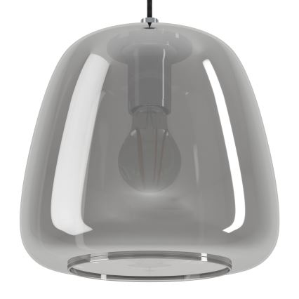Eglo - Pendel 3xE27/40W/230V røget