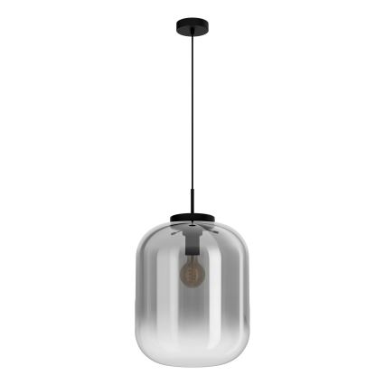 Eglo - Pendel 1xE27/40W/230V diameter 35 cm røget