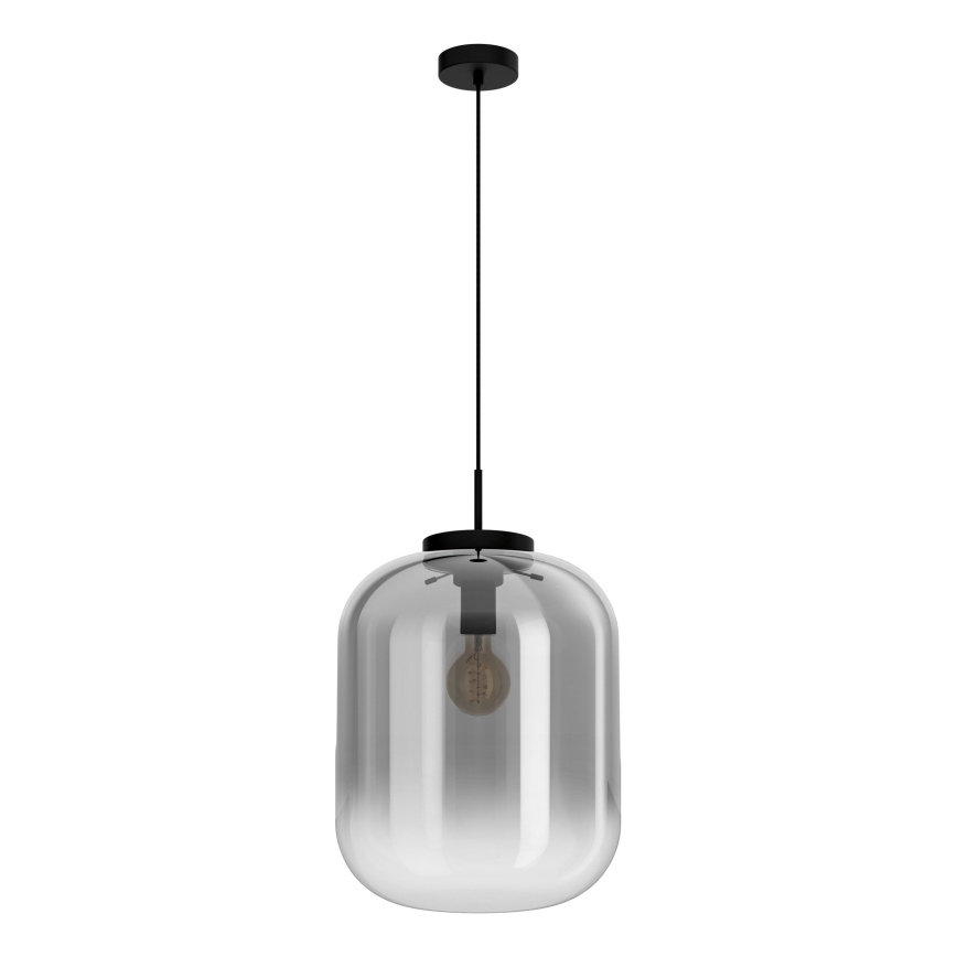 Eglo - Pendel 1xE27/40W/230V diameter 35 cm røget
