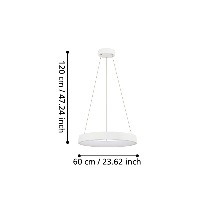 Eglo - LED pendel dæmpbar LED/34W/230V