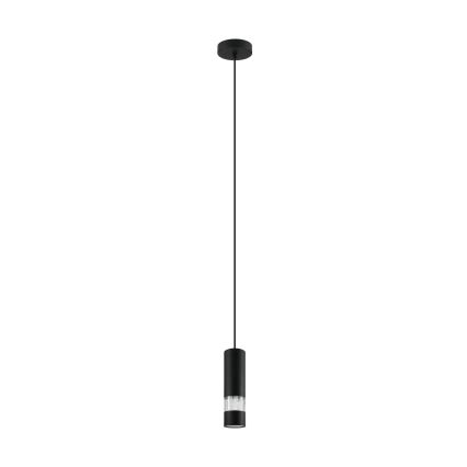 Eglo - LED pendel 1xGU10/4,6W/230V sort