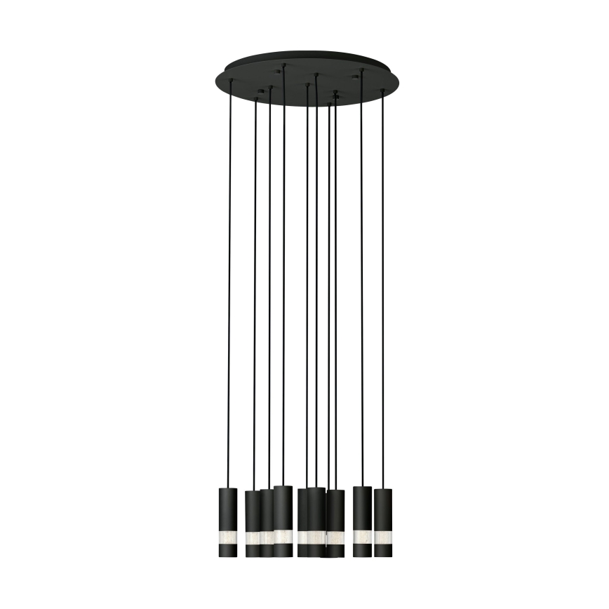 Eglo - LED pendel 10xGU10/4,6W/230V sort