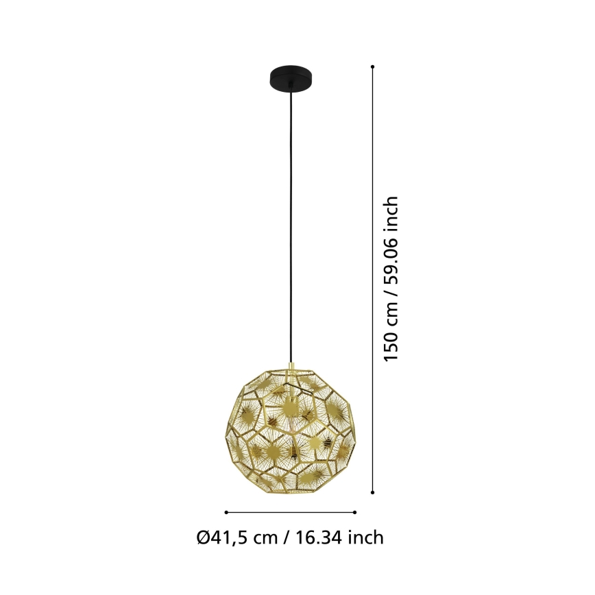 Eglo - Pendel 1xE27/60W/230V diam. 41 cm