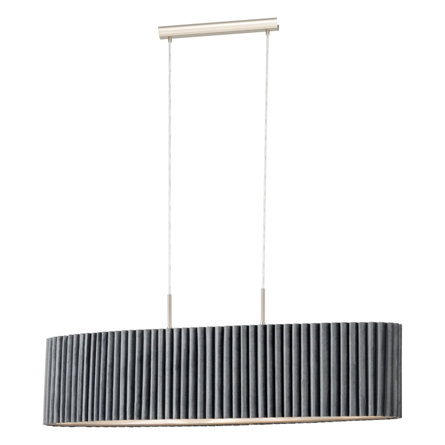 Eglo - Pendel 2xE27/40W/230V grå